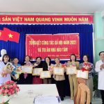 Trung tâm Y tế thị xã Ninh Hòa tổ chức Tổng kết công tác xã hội  năm 2022 và tri ân nhà hảo tâm